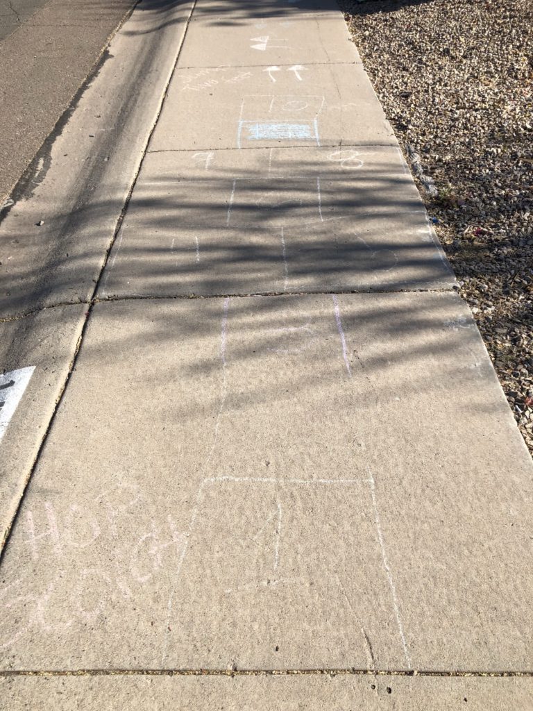 Hopscotch walking