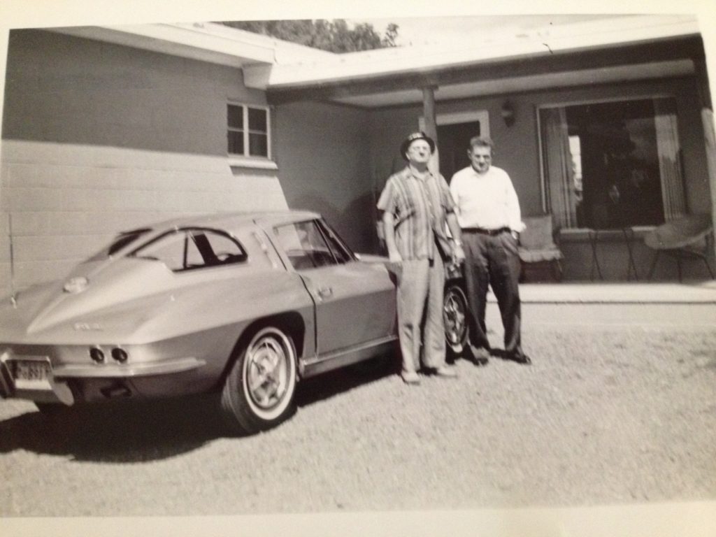 Dad and his Sting Ray